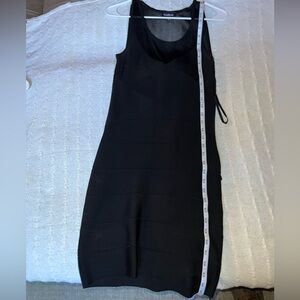 Bebe black cocktail dress.